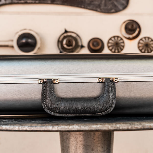 closeup of handle