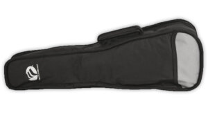 black and grey ukulele soft case