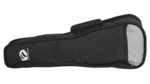 black and grey ukulele soft case