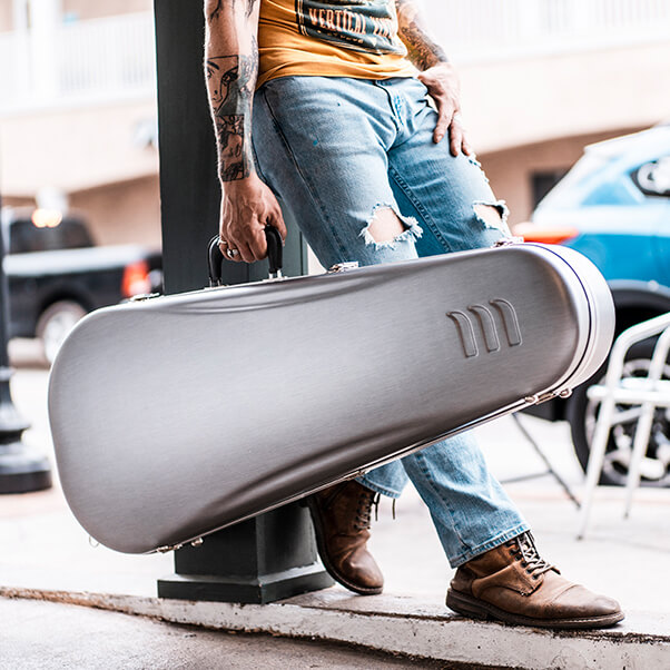 Vectra 3.2 Form Fit Les Paul Style Pro Form USA Molded Guitar Case 525 ALX exterior