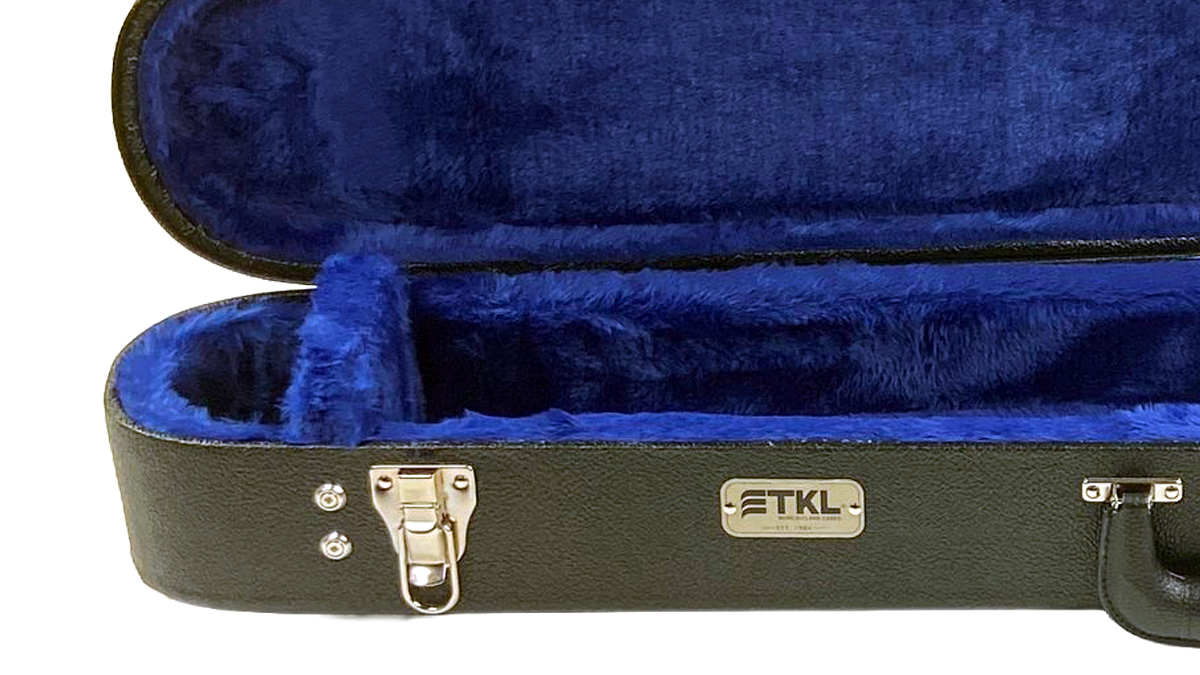 TKL Performer Mountain Dulcimer Case full case open closeup